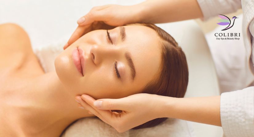 woman relaxing while receiving massage