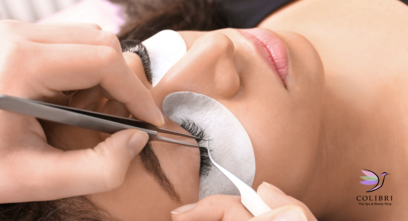 eyelash extentions at colibri day spa